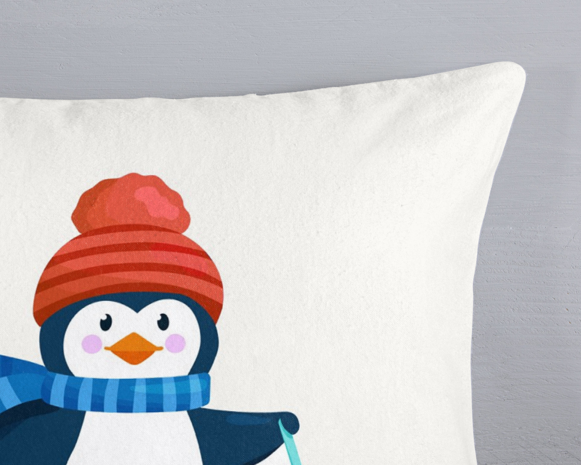 Goodmorning Penguins dekbedovertrek kids flanel foto 4