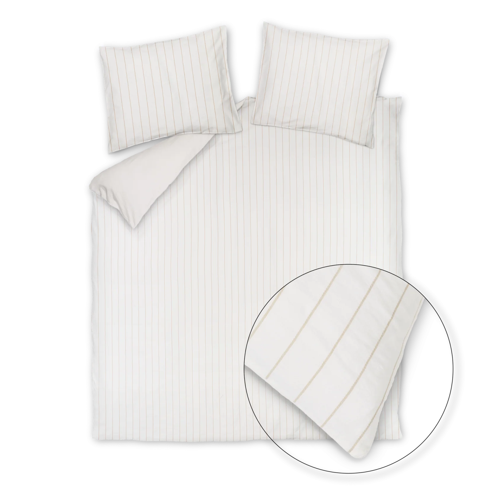 Vandyck Pure Sand Offwhite dekbedovertrek foto 1