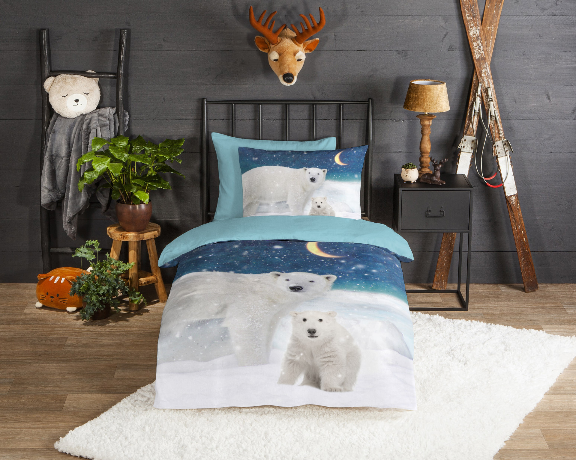 Goodmorning Polar dekbedovertrek kids flanel