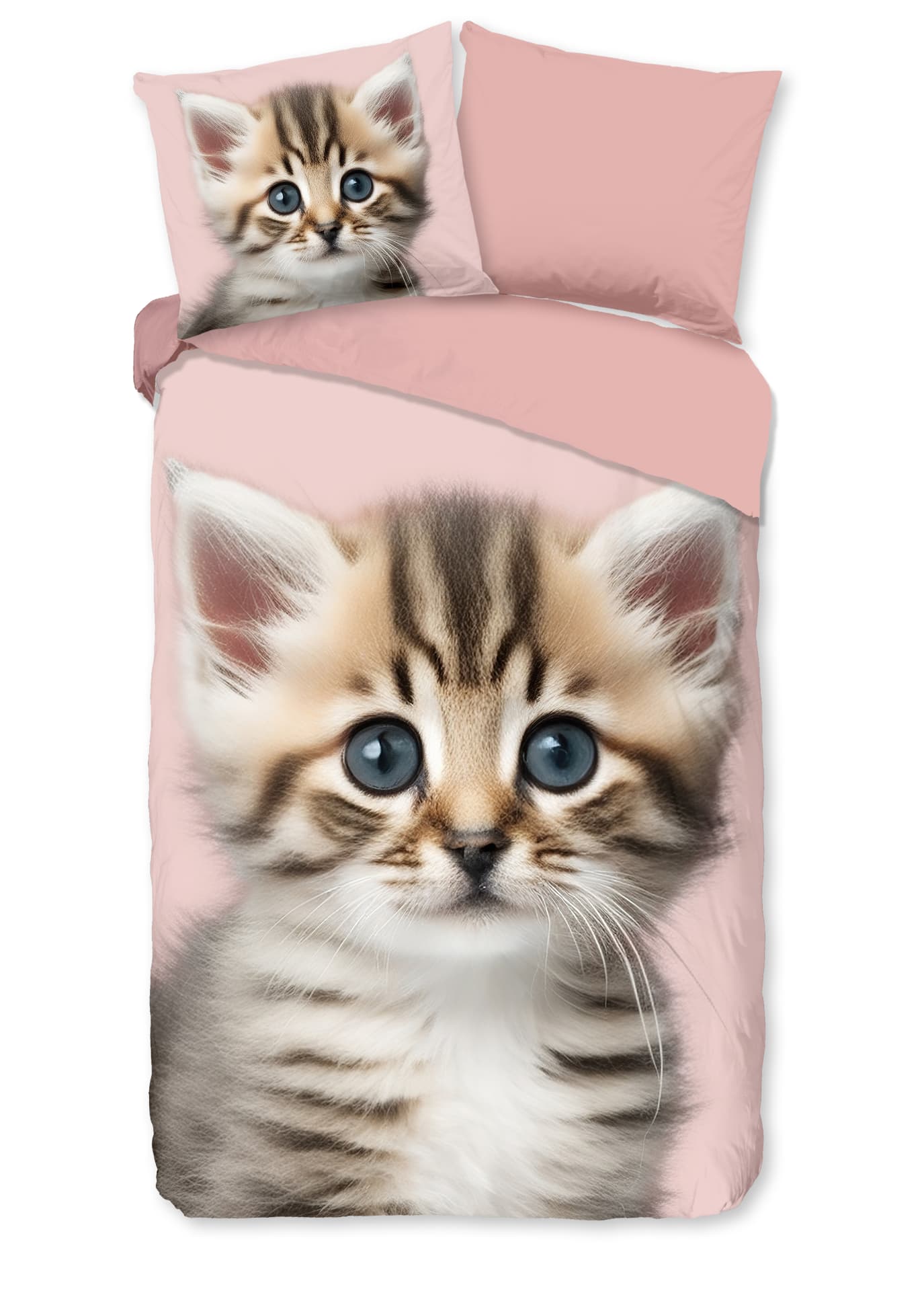 Goodmorning Meow dekbedovertrek kids flanel foto 1