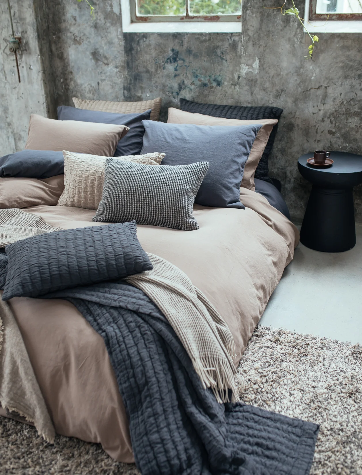 Vandyck Pure 66 Taupe dekbedovertrek