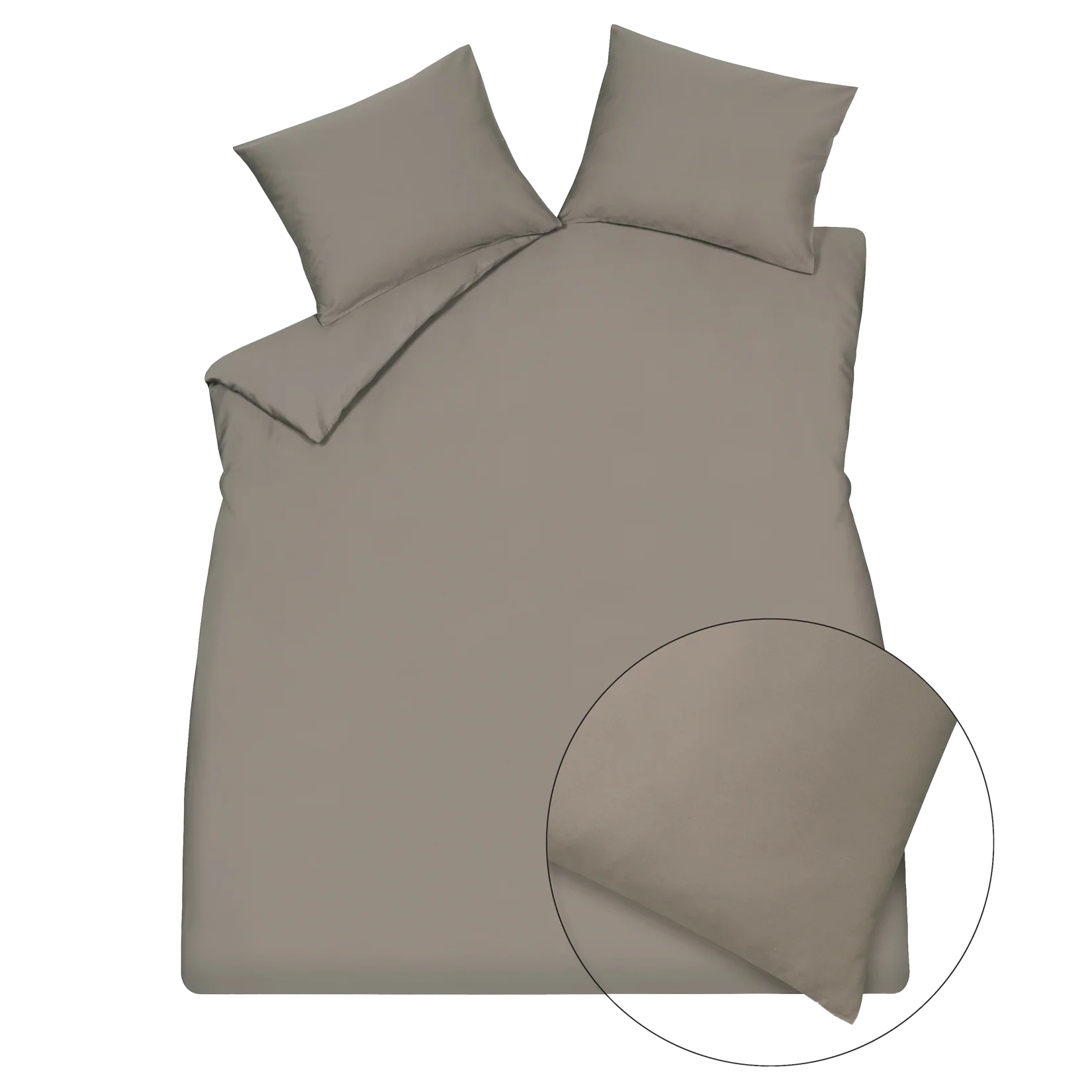 Vandyck Satin Luxe Espresso dekbedovertrek
