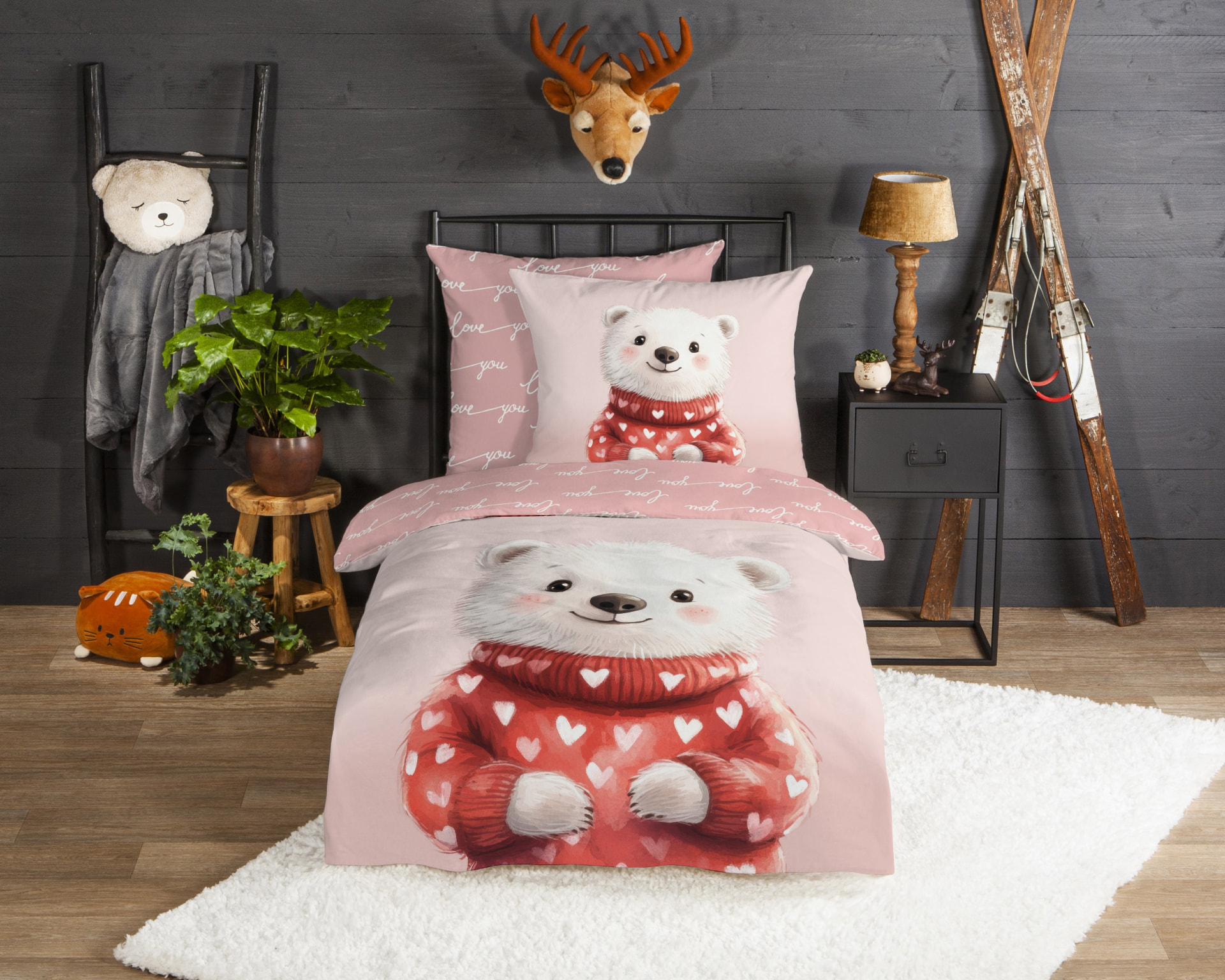 Goodmorning Perdy dekbedovertrek kids flanel