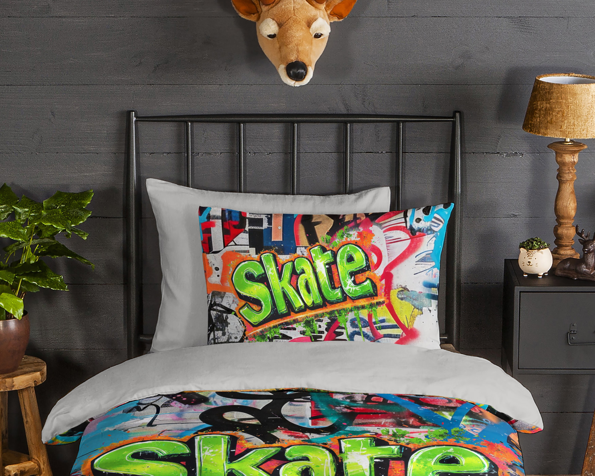 Goodmorning Skate dekbedovertrek kids flanel foto 3