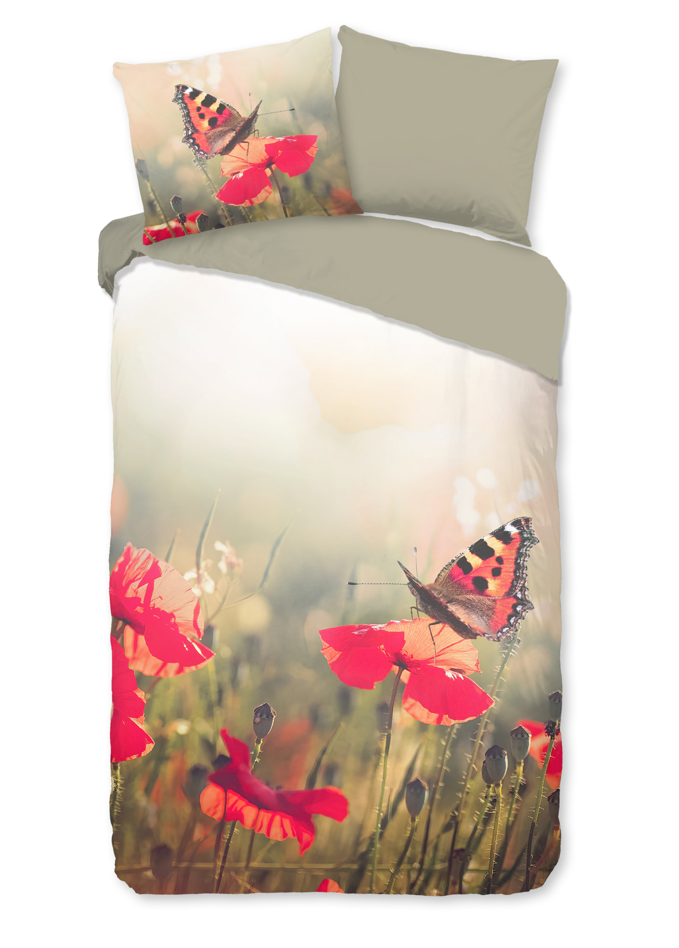 Goodmorning Poppies dekbedovertrek katoen